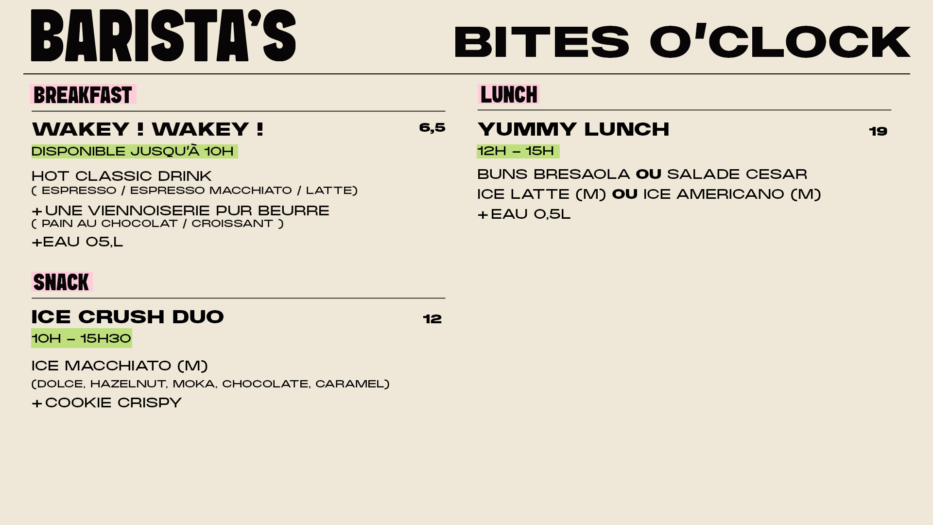 Bites o'clock